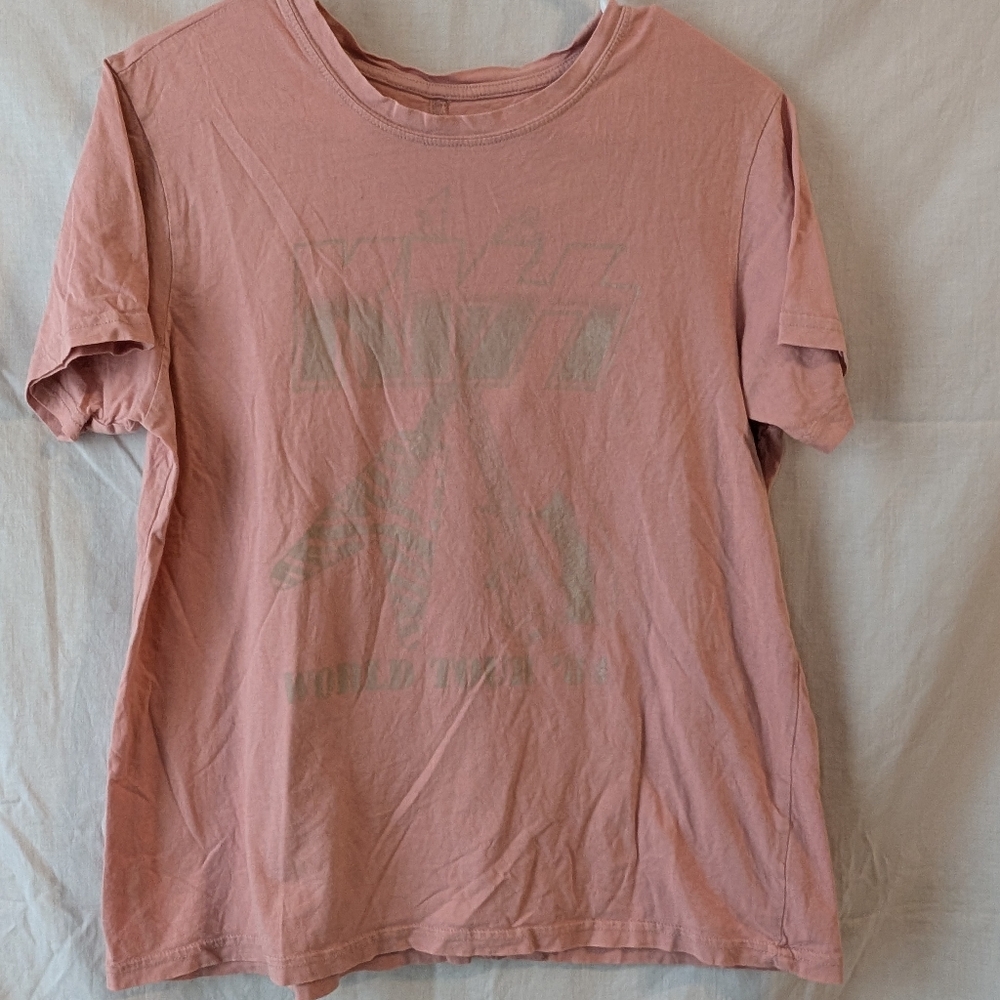 KISS Band Vintage Tee Crew Tshirt Size M